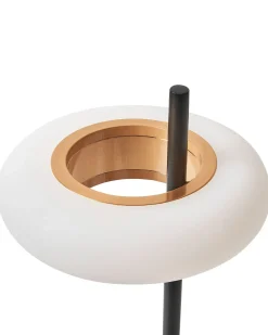 Trådløs LED-bordlampe ALVIELA Med dæmpning Metal Sort