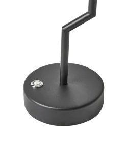 Trådløs LED-bordlampe ALVIELA Med dæmpning Metal Sort