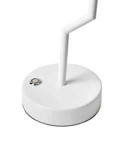 Trådløs LED-bordlampe ALVIELA Med dæmpning Metal Hvid