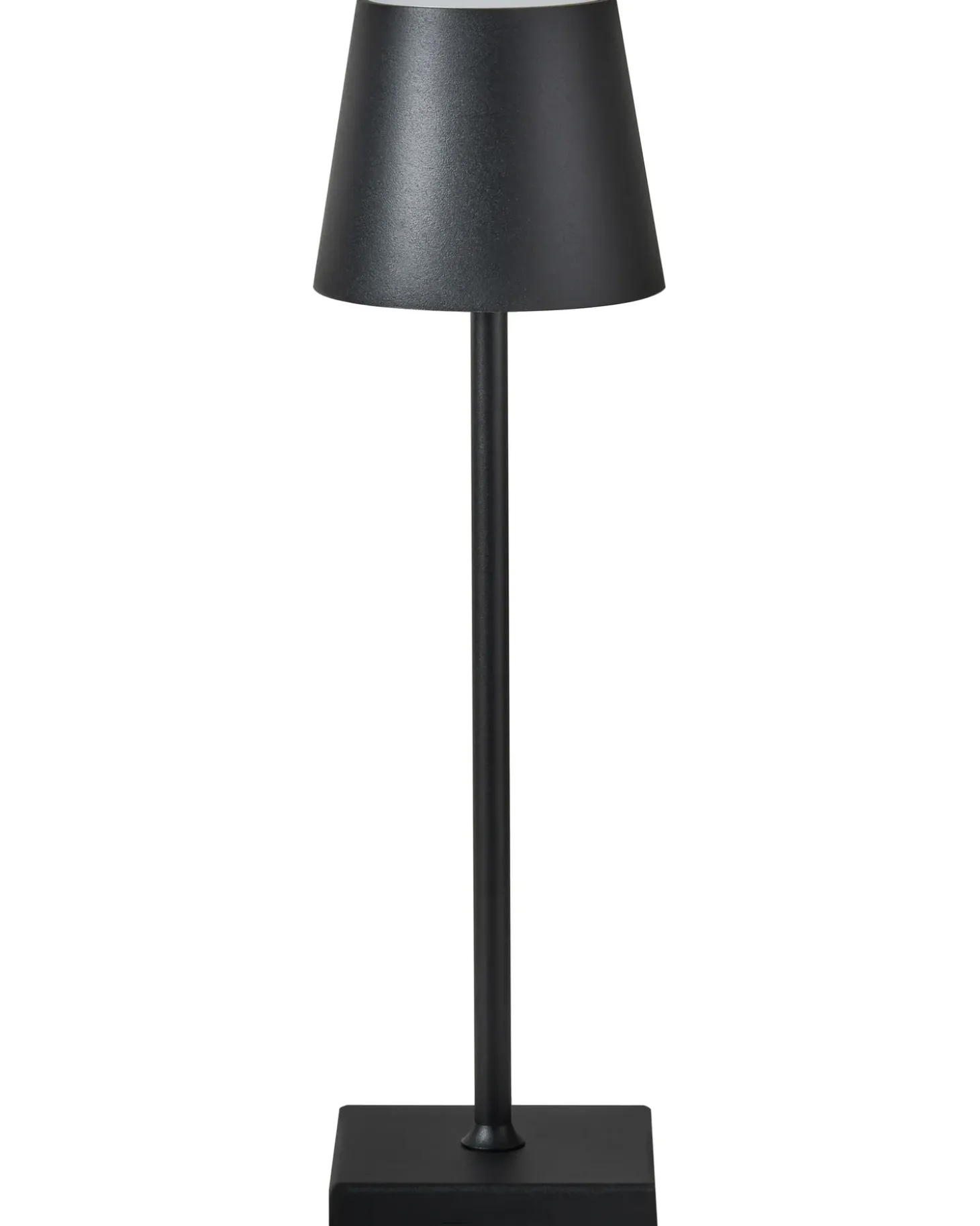 Trådløs LED-bordlampe BACEIRO Med dæmpning Metal Sort
