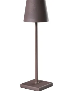 Trådløs LED-bordlampe BACEIRO Med dæmpning Metal Brun