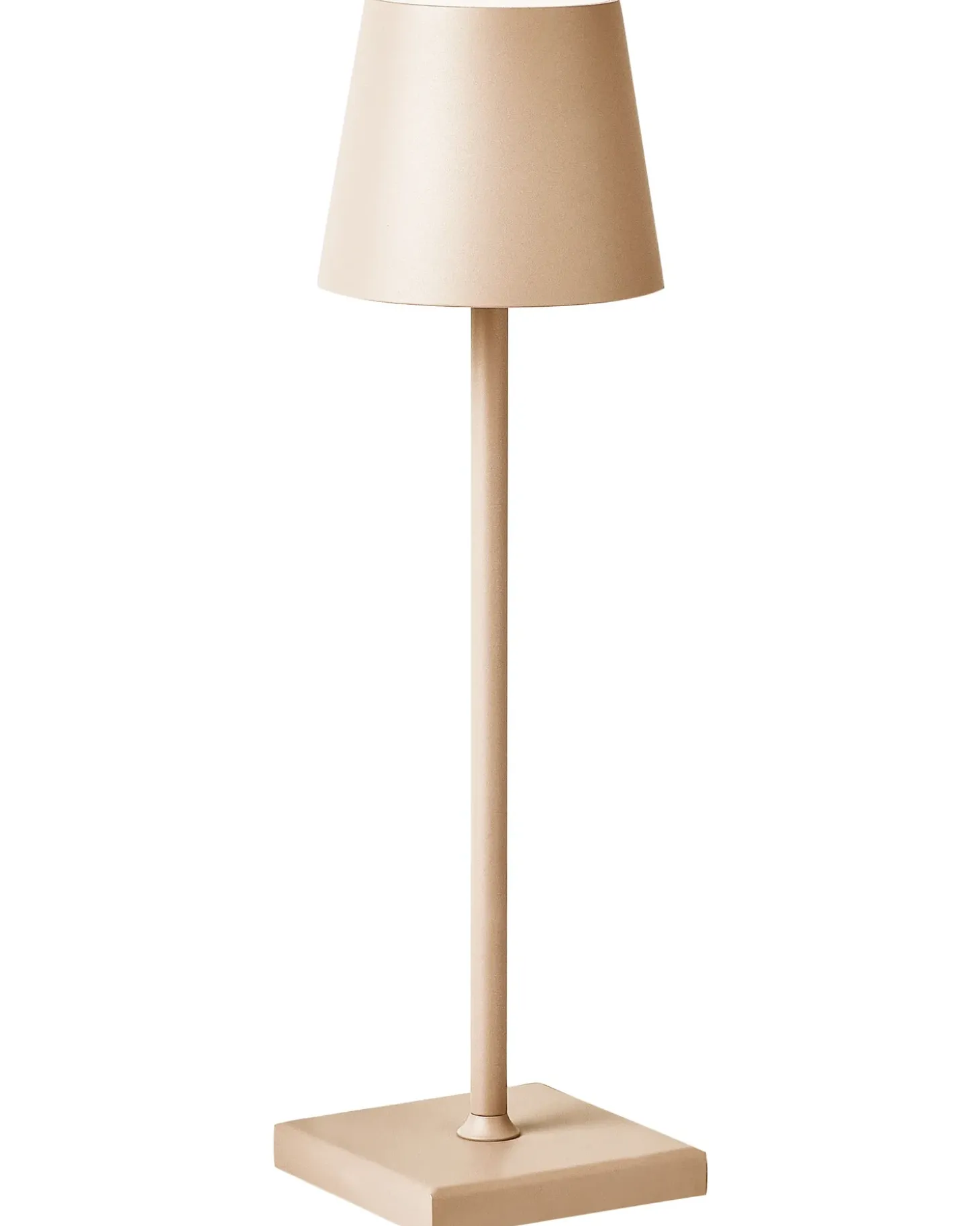 Trådløs LED-bordlampe BACEIRO Metal Orange