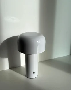 Trådløs LED-bordlampe BESOS Med dæmpning Metal Hvid