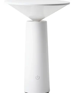 Trådløs LED-bordlampe LEVIRA Med dæmpning Metal Hvid