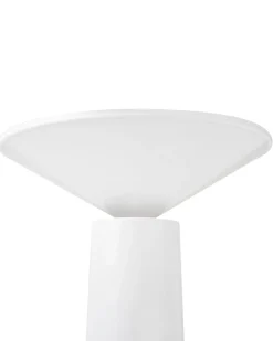 Trådløs LED-bordlampe LEVIRA Med dæmpning Metal Hvid
