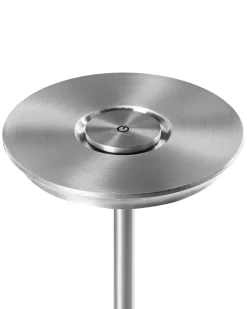 Trådløs LED-bordlampe MAGO Med dæmpning Metal Sølv
