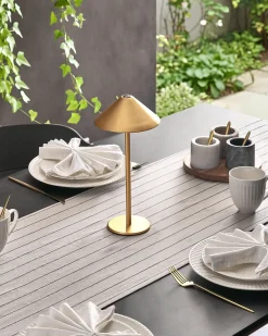 Trådløs LED-bordlampe MODJO Med dæmpning Metal Guld