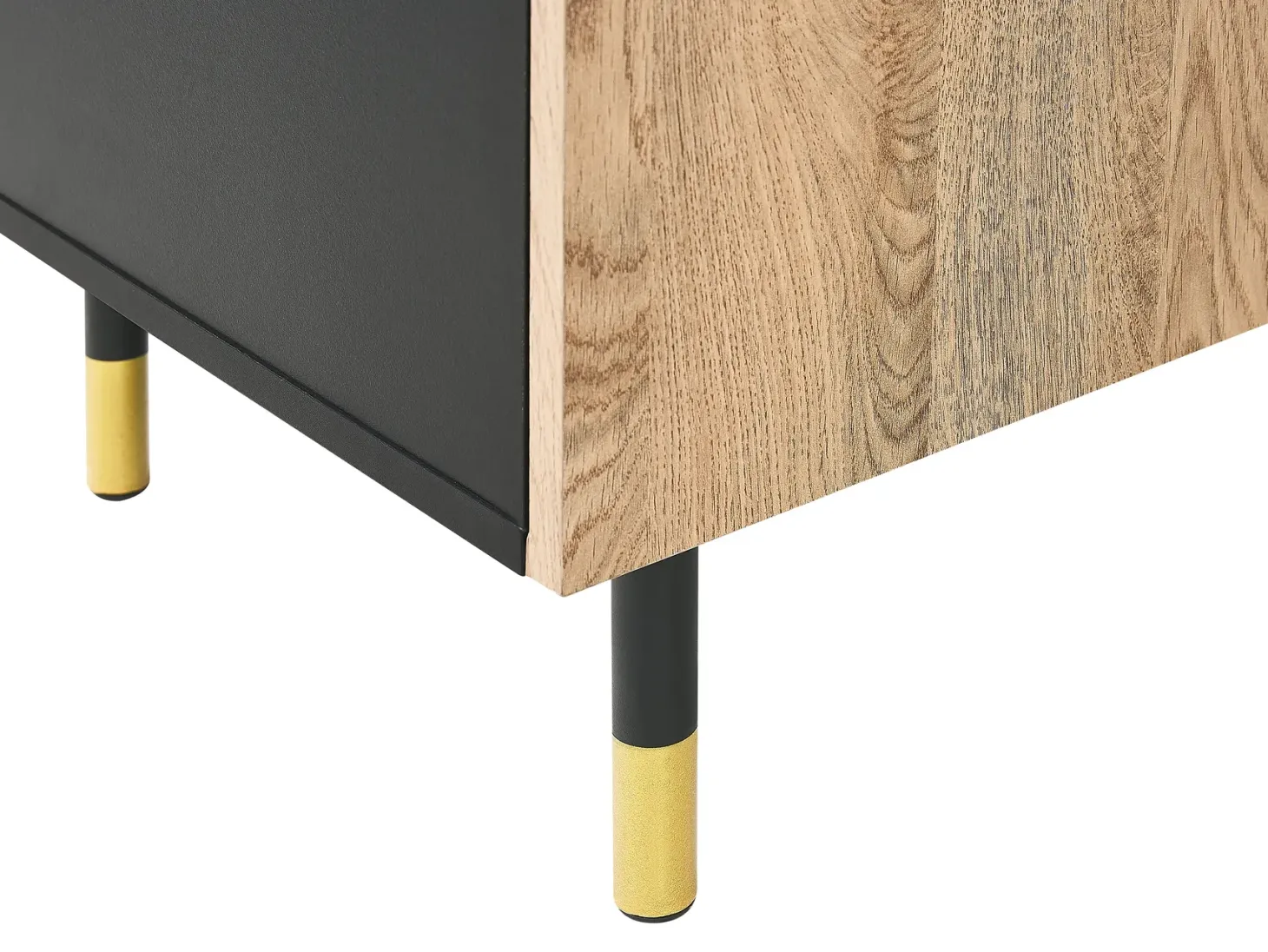 TV-bord ABILEN Brun/sort