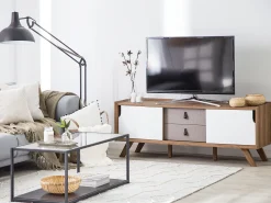TV-bord ACTON Brun/hvid