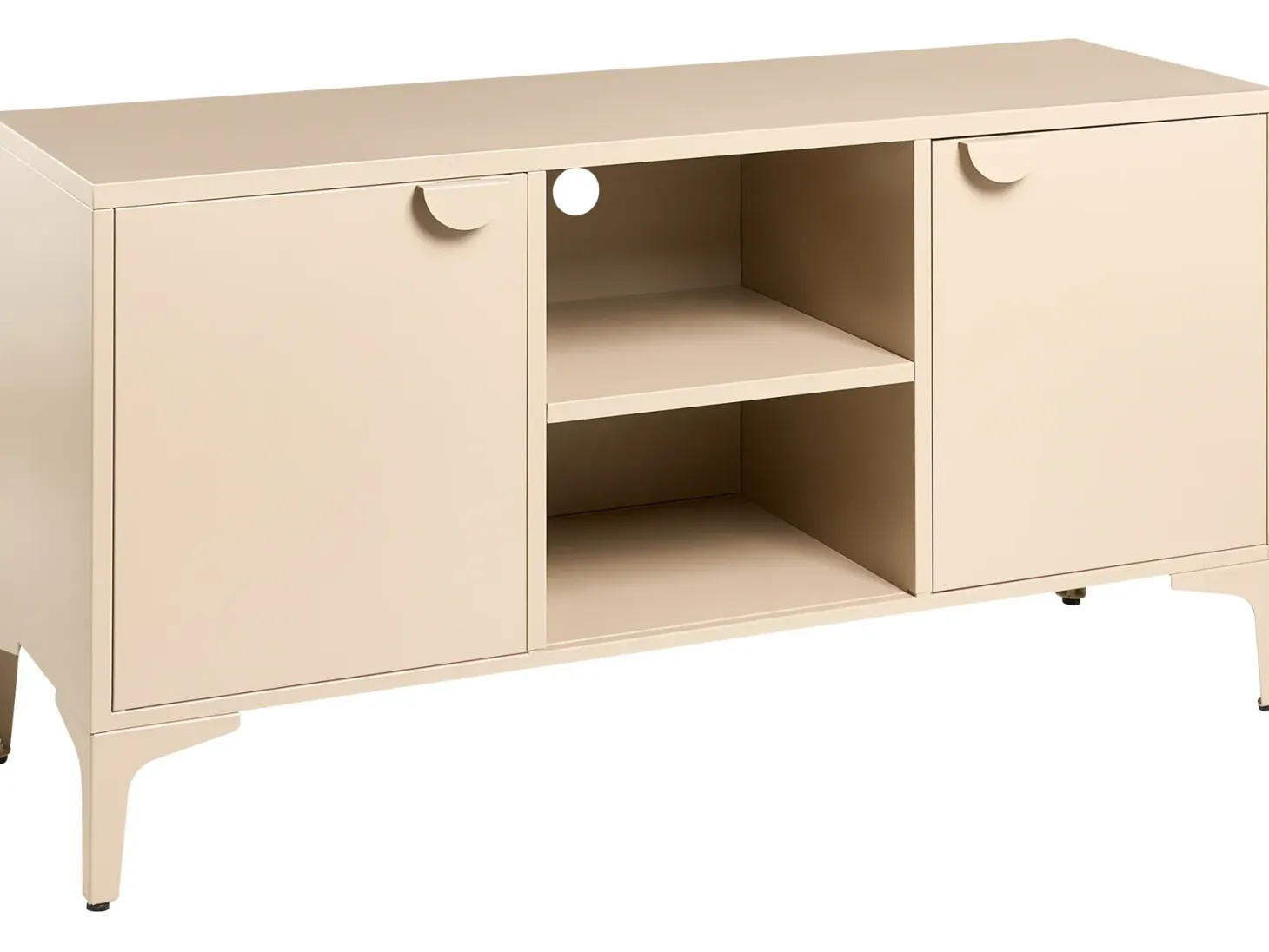 TV-bord ARDURA Metal Beige