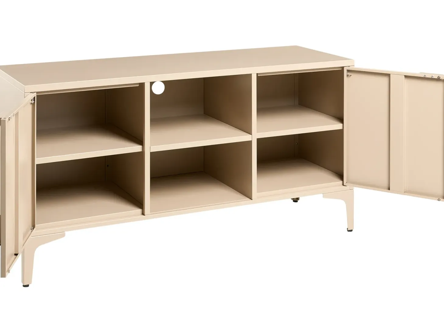 TV-bord ARDURA Metal Beige