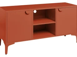 TV-bord ARDURA Metal Guldbrun