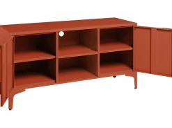 TV-bord ARDURA Metal Guldbrun