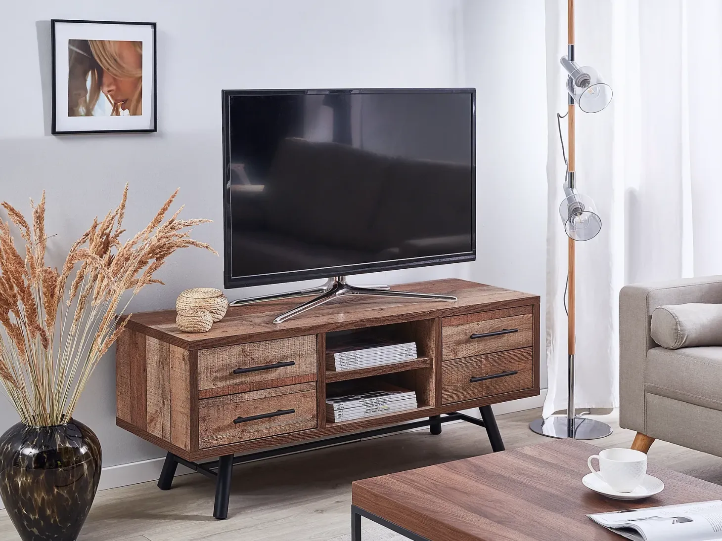 TV-bord ATLANTA Brun