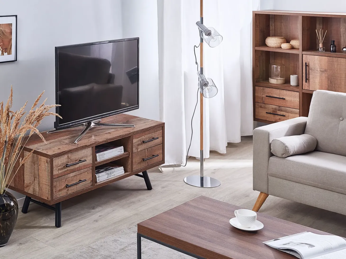 TV-bord ATLANTA Brun