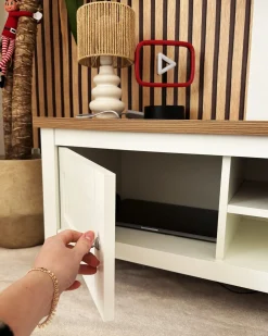 TV-bord ATOCA Cremehvid