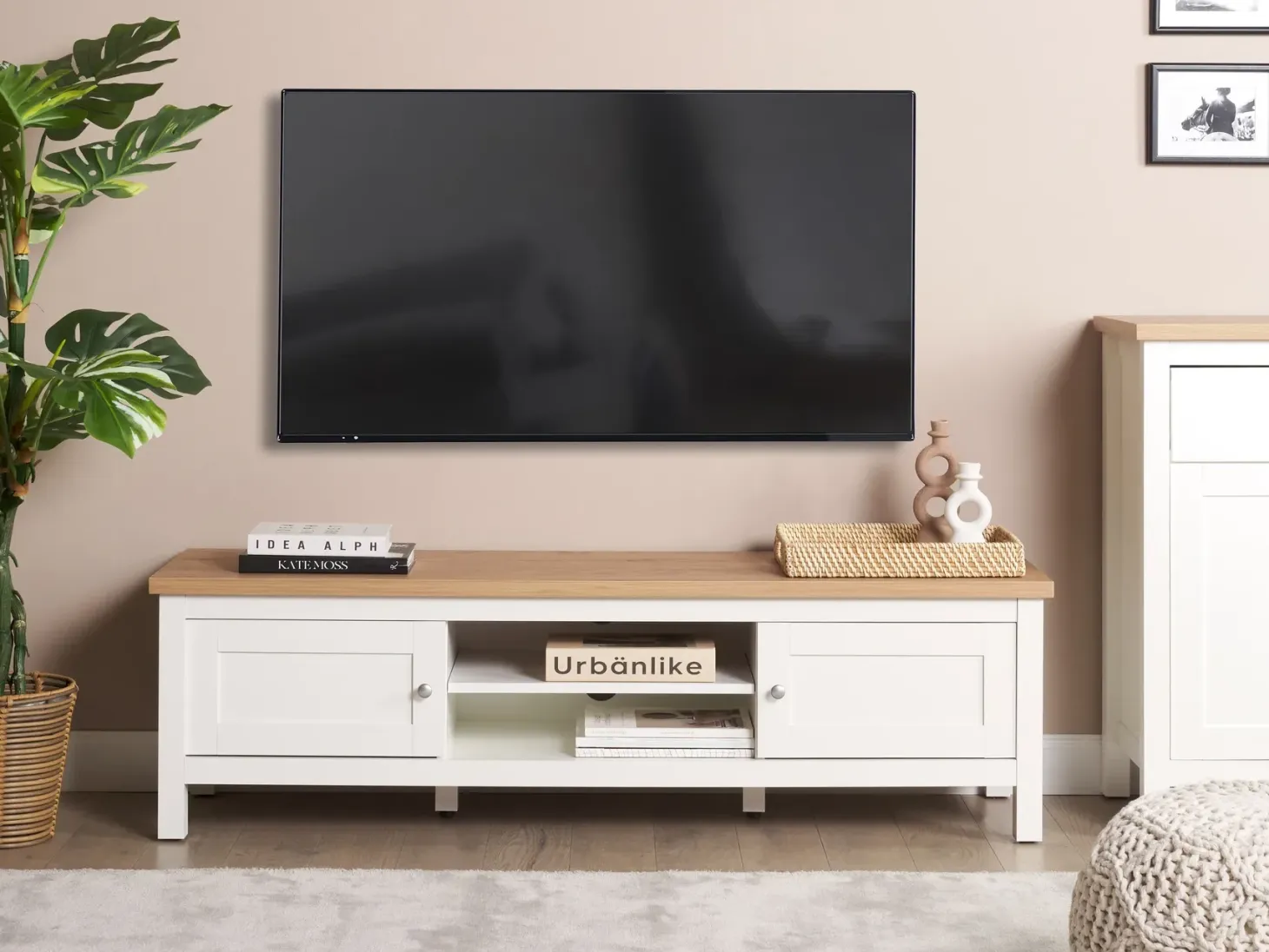 TV-bord ATOCA Cremehvid