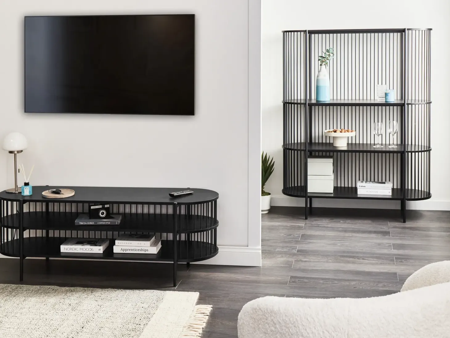 TV-bord BIRSON Sort