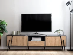 TV-bord BLACKPOOL Brun/sort