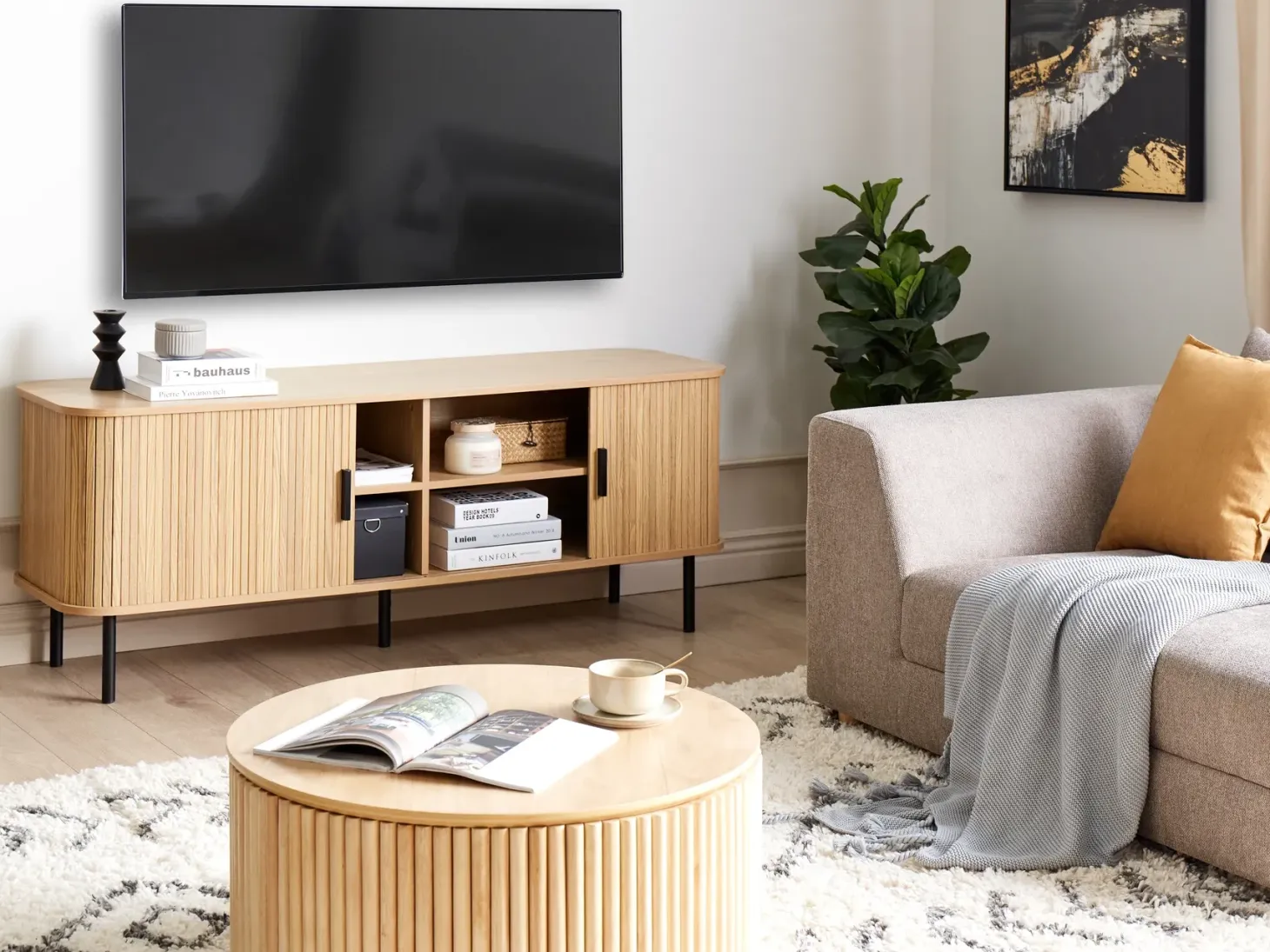 TV-bord BRADLEY Brun