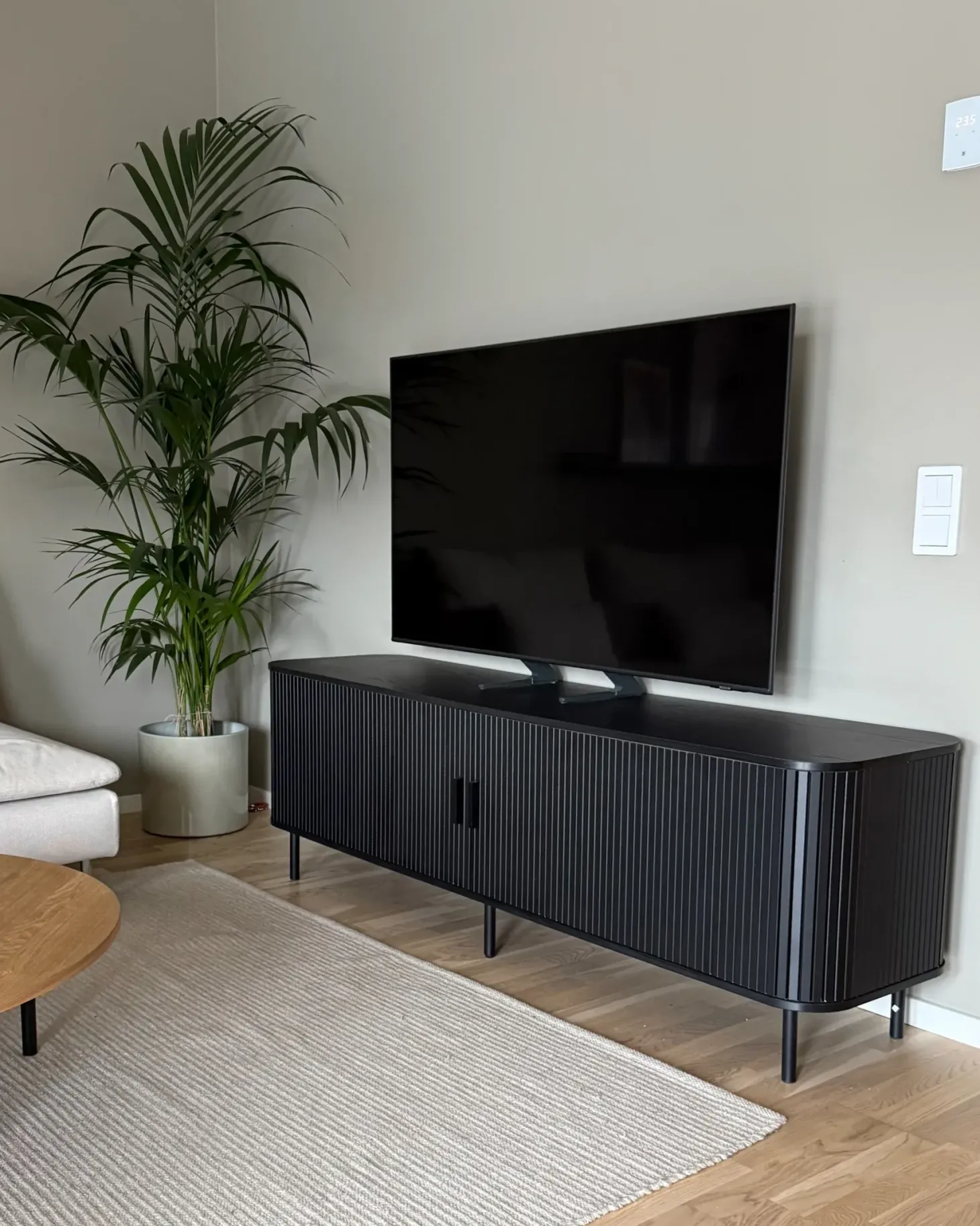 TV-bord BRADLEY Sort