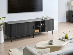 TV-bord BRADLEY Sort
