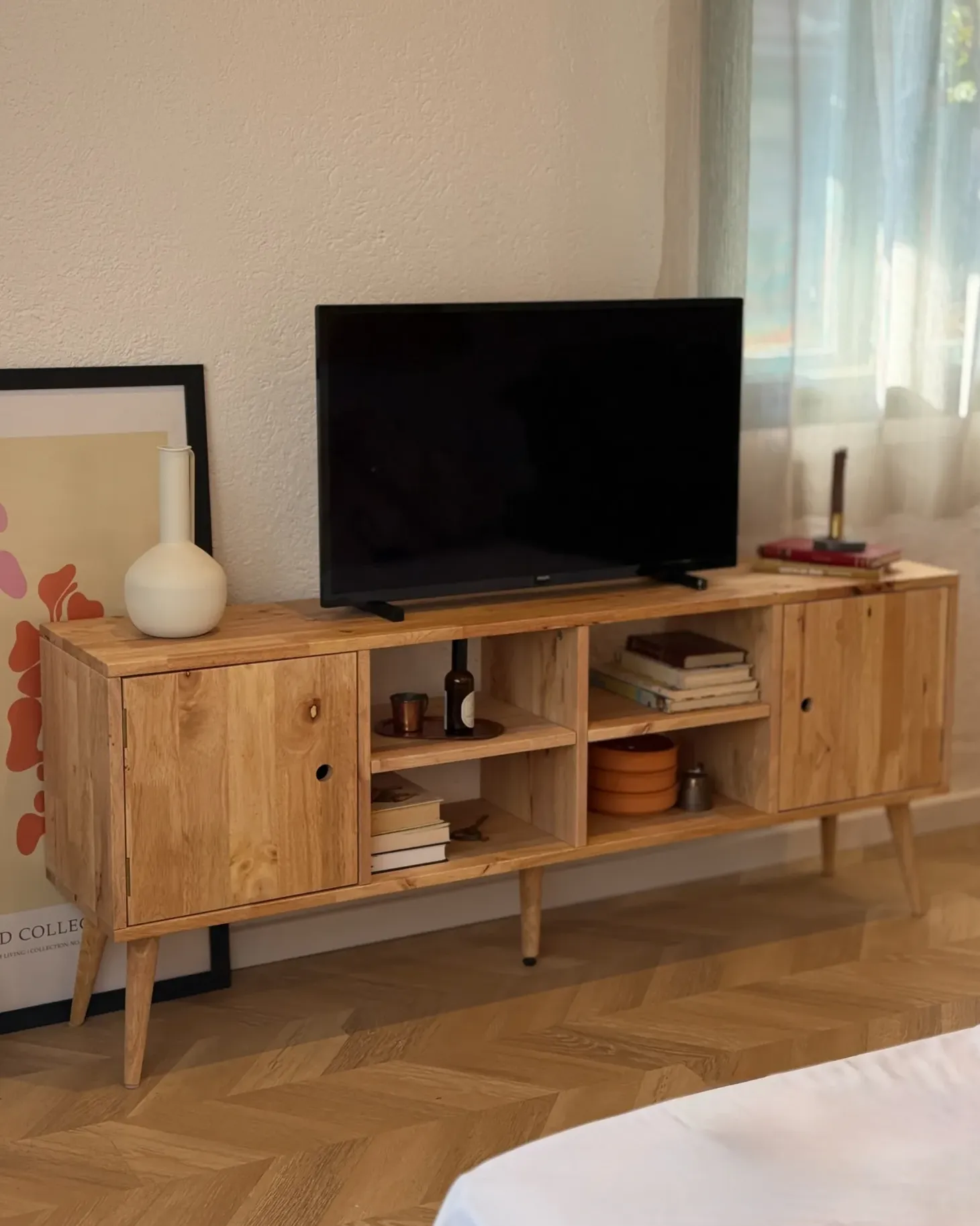 TV-bord CHANDLER Træ Lysebrun