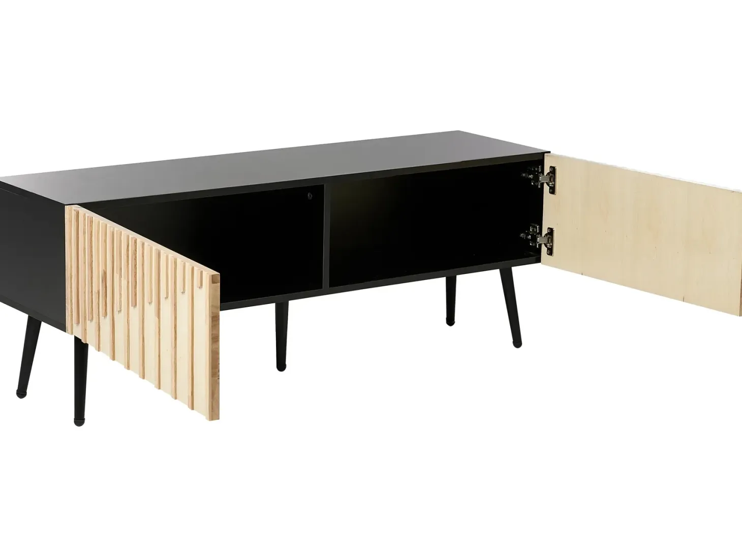 TV-bord DALCROSS Brun/sort