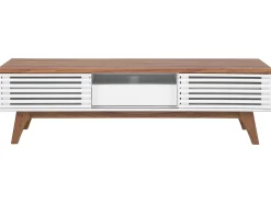 TV-bord DETROIT Brun/hvid