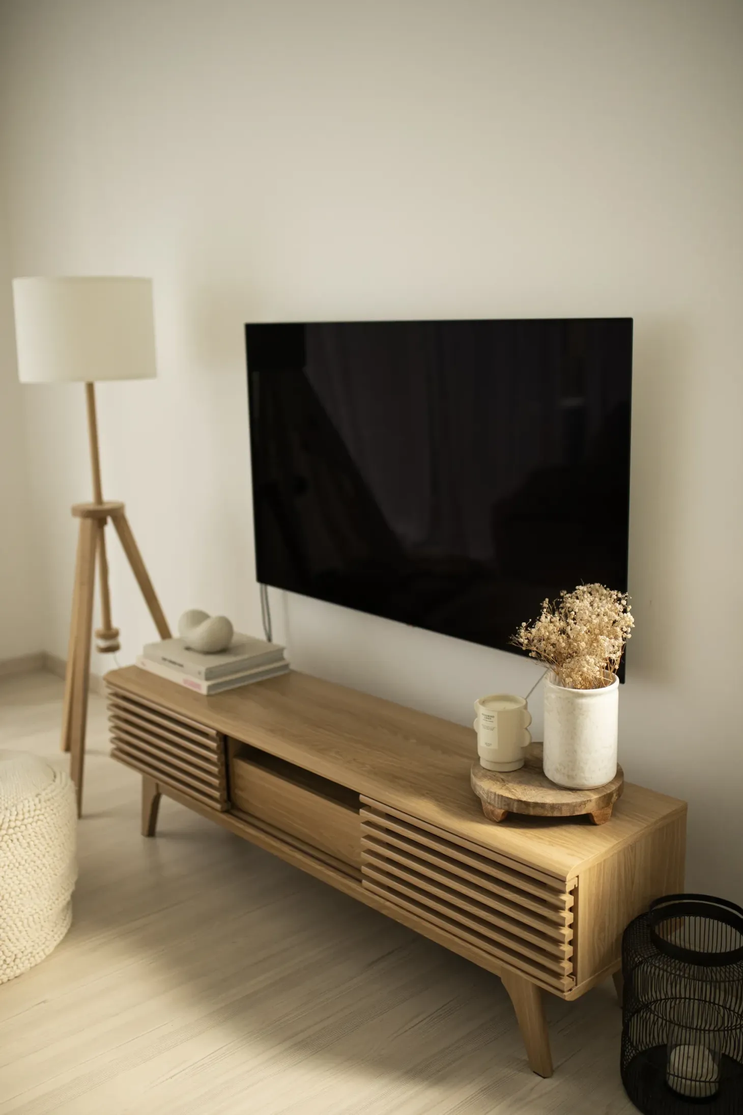 TV-bord DETROIT II Lysebrun