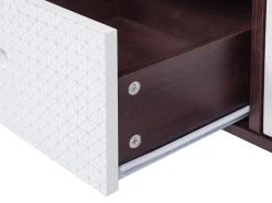 TV-bord FOSTON Brun/hvid
