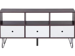 TV-bord FOSTON Brun/hvid