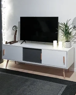 TV-bord INDIANA Hvid