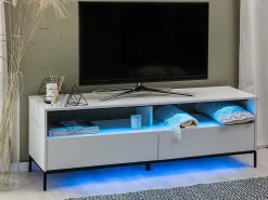 TV-bord LED SYDNEY Hvid