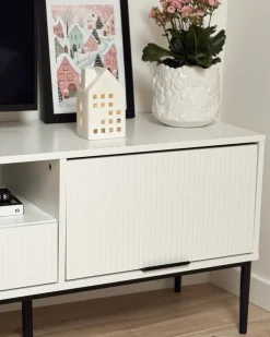 TV-bord LEDUC Hvid