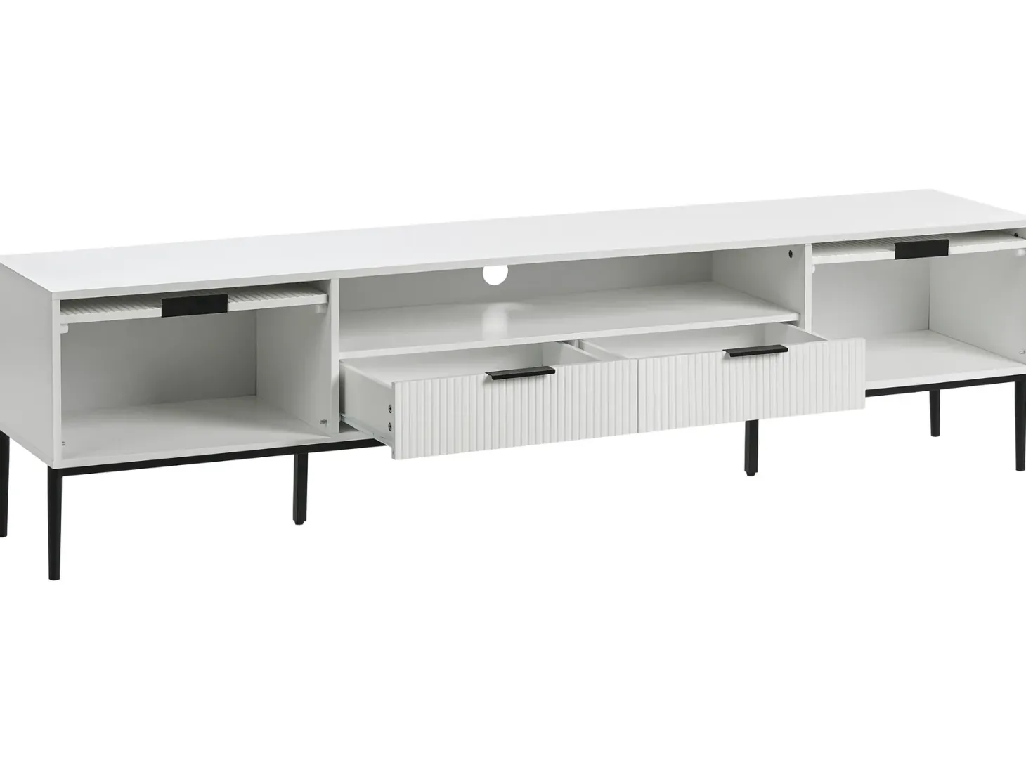 TV-bord LEDUC Hvid