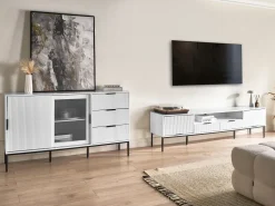 TV-bord LEDUC Hvid