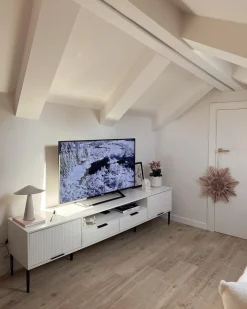 TV-bord LEDUC Hvid