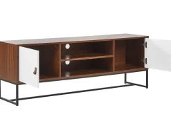 TV-bord NUEVA Mørkebrun/hvid