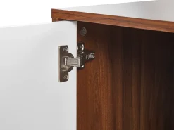 TV-bord NUEVA Mørkebrun/hvid