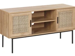TV-bord PASCO Rattan Lysebrun
