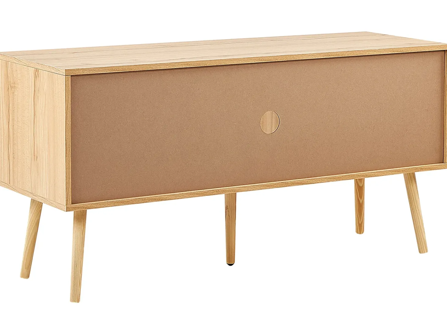 TV-bord PEROTE Rattan Lysebrun