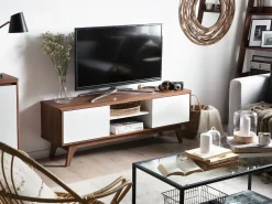TV-bord ROCHESTER Brun/hvid