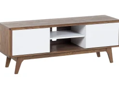 TV-bord ROCHESTER Brun/hvid
