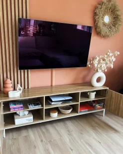 TV-bord ROYALLA Lysebrun