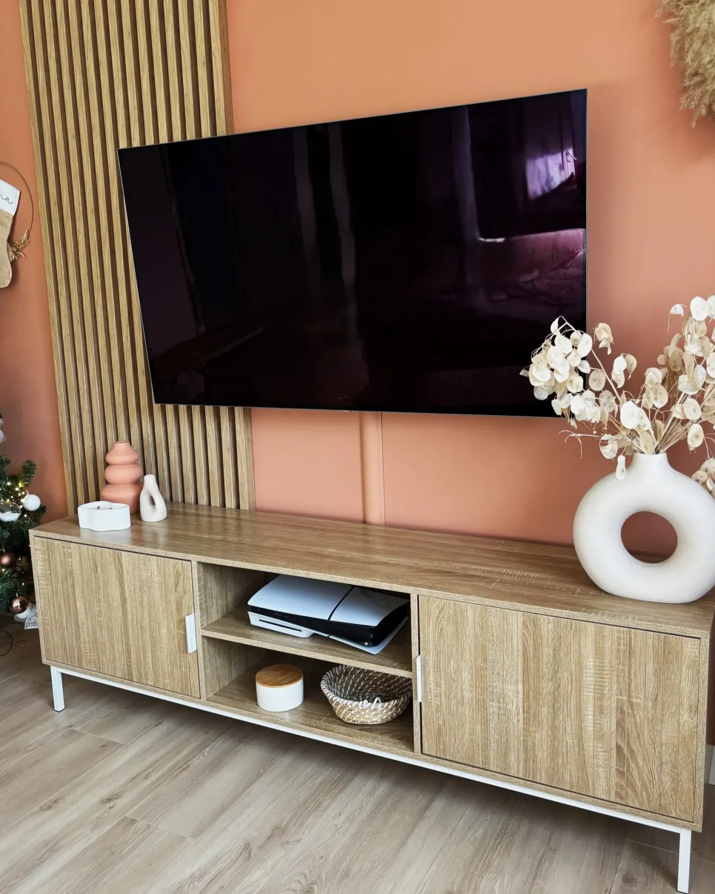TV-bord ROYALLA Lysebrun