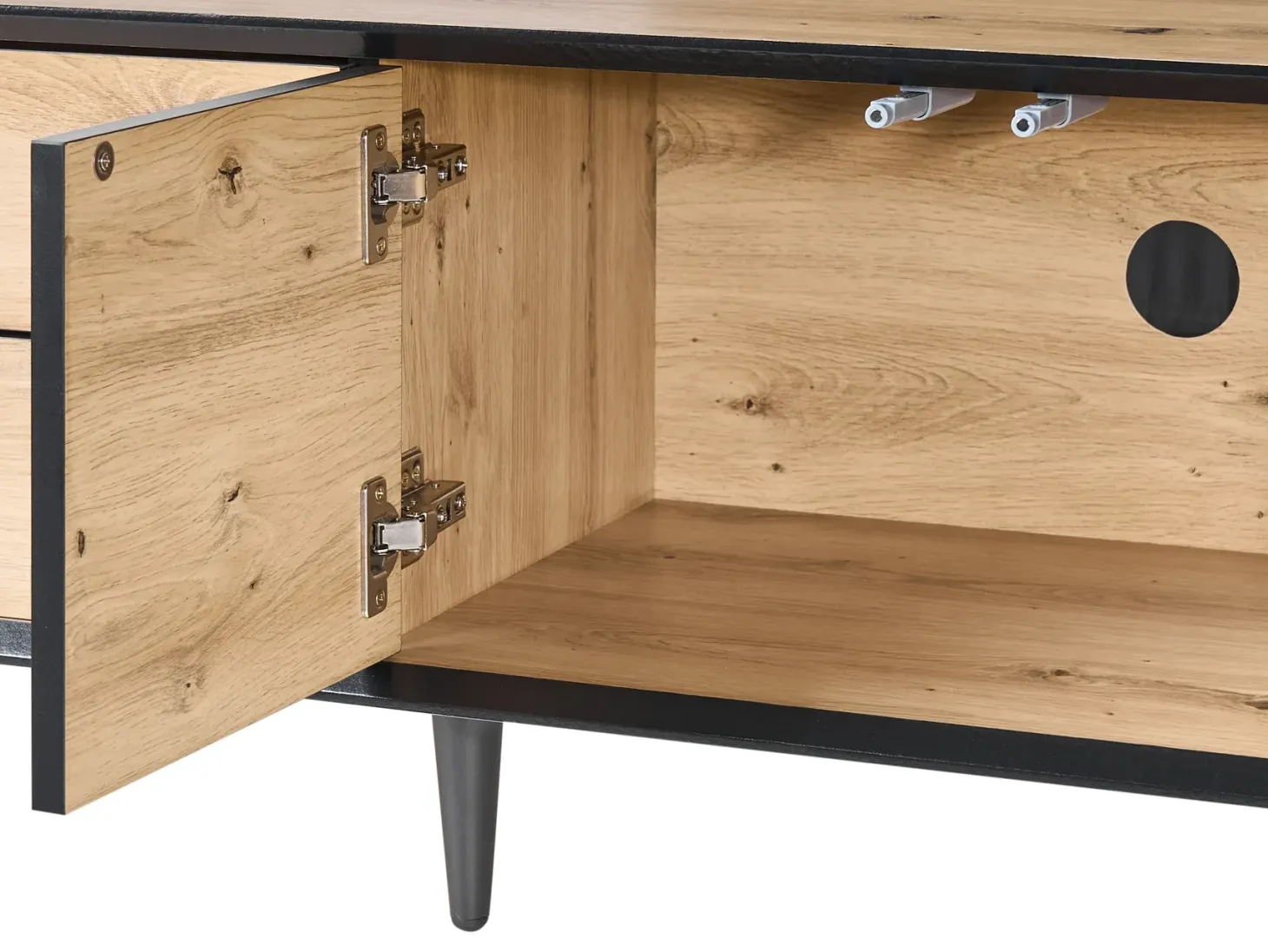 TV-bord SILVERTON Lysebrun