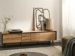 TV-bord SILVERTON Lysebrun