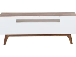 TV-bord SYRACUSE Brun/hvid