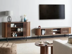 TV-bord TAROON Mørkebrun